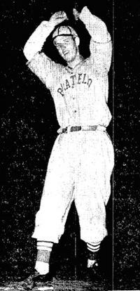 Hal Dobson with the Pocatello Cardinals in 1940