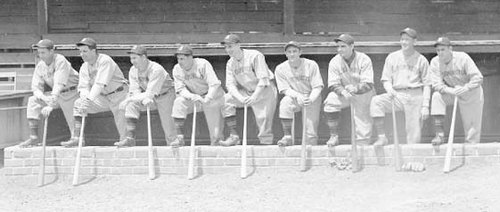 Stan Klores with the Bloomington Bloomers