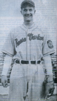 Joe Moceri with Roose-Vanker American Legion team