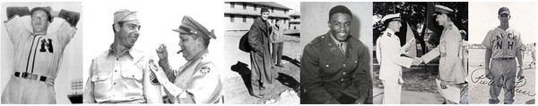 Bob Feller | Joe DiMaggio | Hank Greenberg | Jackie Robinson | Ted Williams | Pee Wee Reese