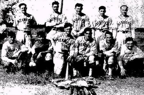 Nekoosa Baseball Team - Wood County League